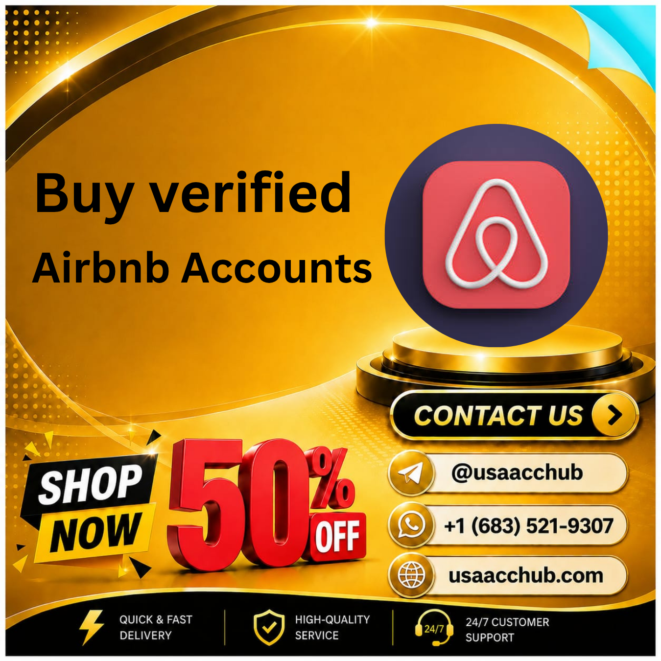 Buy verified Airbnb Accounts